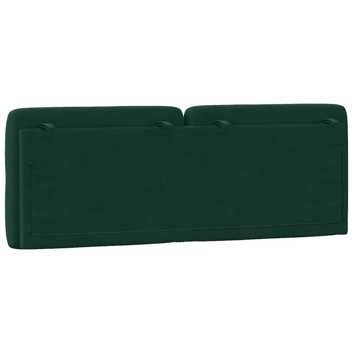 Pernă tăblie de pat, verde, 120 cm, catifea - WALTI WALTI
