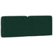 Pernă tăblie de pat, verde, 120 cm, catifea - WALTI WALTI