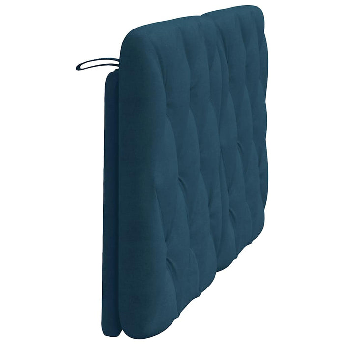 Pernă tăblie de pat, albastru, 120 cm, catifea - WALTI WALTI
