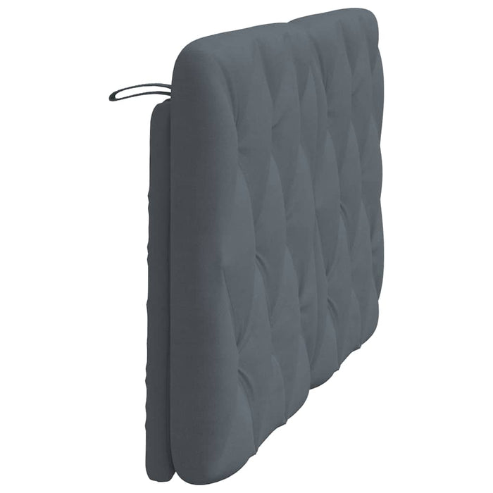 Pernă tăblie de pat, gri închis, 140 cm, catifea - WALTI WALTI
