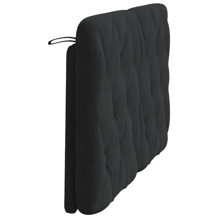 Pernă tăblie de pat, negru, 140 cm, catifea - WALTI WALTI