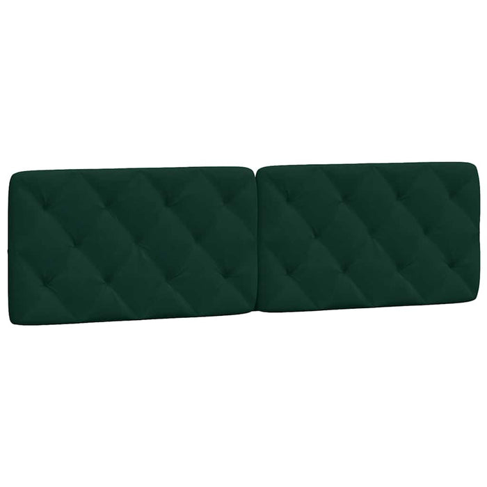 Pernă tăblie de pat, verde, 180 cm, catifea - WALTI WALTI