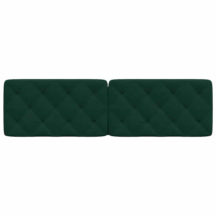 Pernă tăblie de pat, verde, 180 cm, catifea - WALTI WALTI