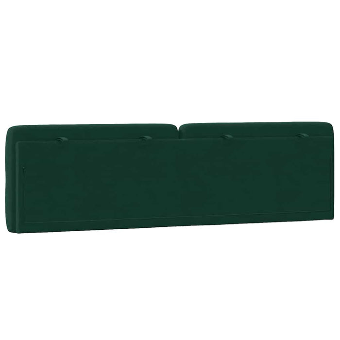 Pernă tăblie de pat, verde, 180 cm, catifea - WALTI WALTI