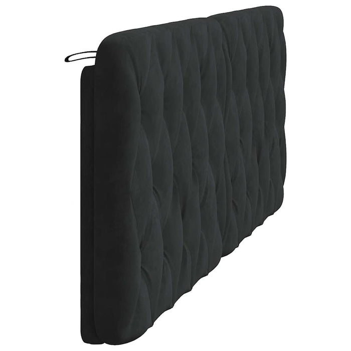 Pernă tăblie de pat, negru, 200 cm, catifea - WALTI WALTI