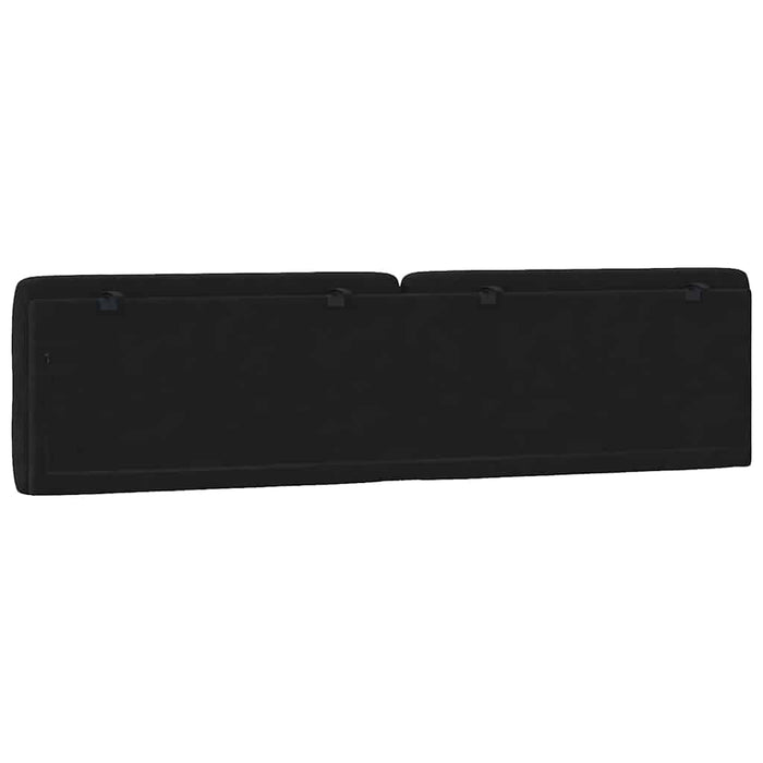Pernă tăblie de pat, negru, 200 cm, catifea - WALTI WALTI