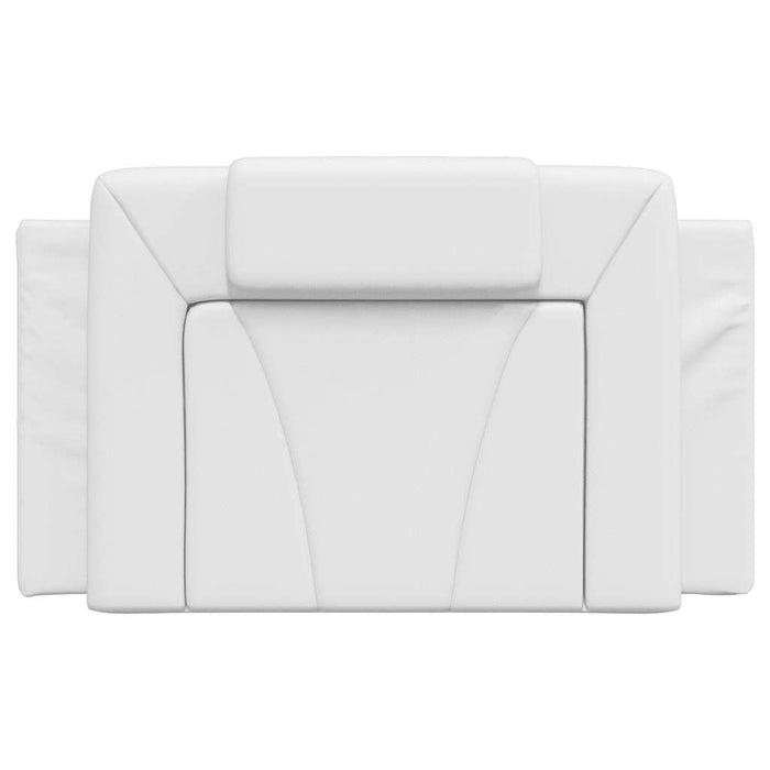 Pernă pentru tăblie pat, Viana, alb, 80 cm, piele artificială WALTI