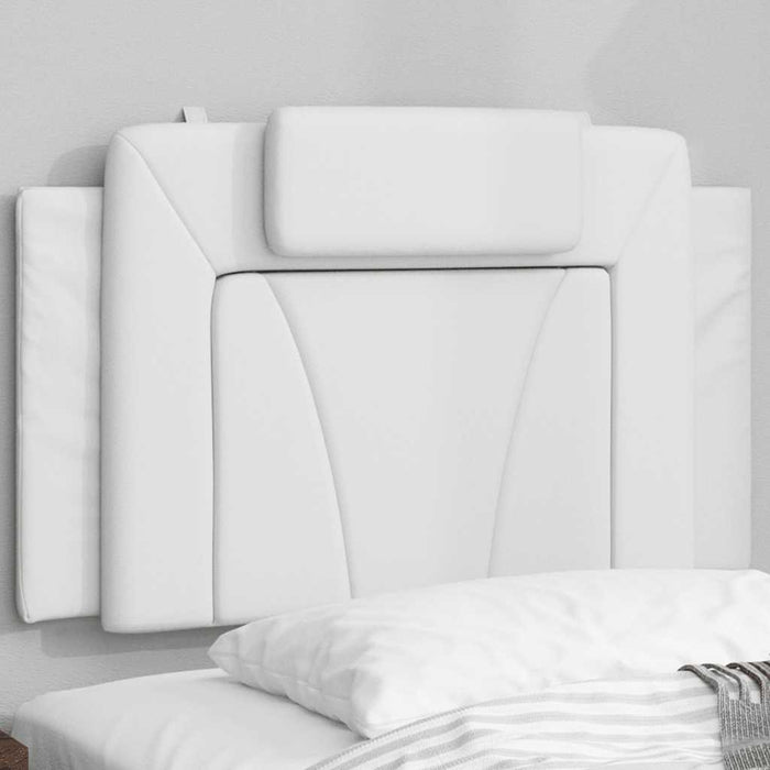 Pernă pentru tăblie pat, Viana, alb, 80 cm, piele artificială WALTI