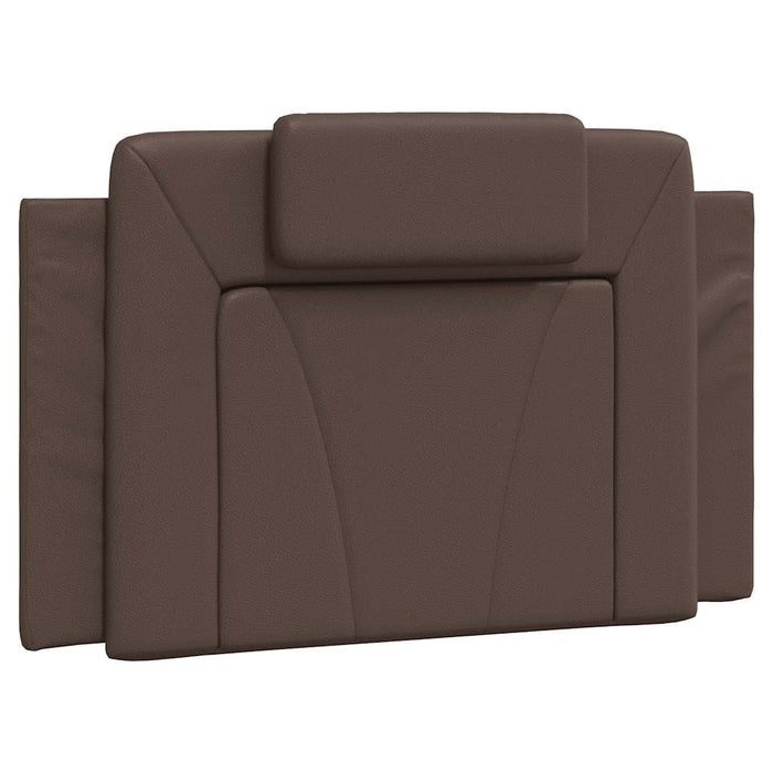 Pernă pentru tăblie pat, Viana, maro, 80 cm, piele artificială WALTI