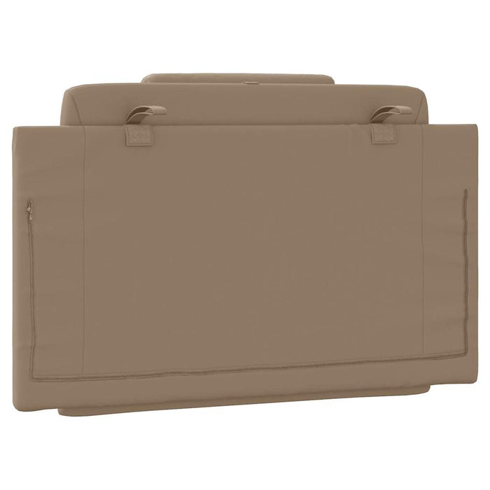 Pernă pentru tăblie pat, Viana, cappuccino, 80 cm, piele artificială WALTI
