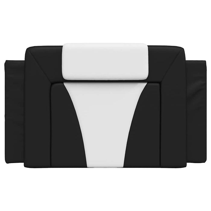 Pernă pentru tăblie pat, Viana, negru și alb, 80 cm, piele artificială WALTI