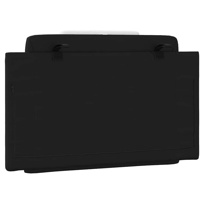 Pernă pentru tăblie pat, Viana, negru și alb, 80 cm, piele artificială WALTI