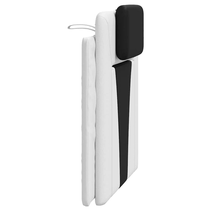 Pernă pentru tăblie pat, Viana, alb și negru, 80 cm, piele artificială WALTI
