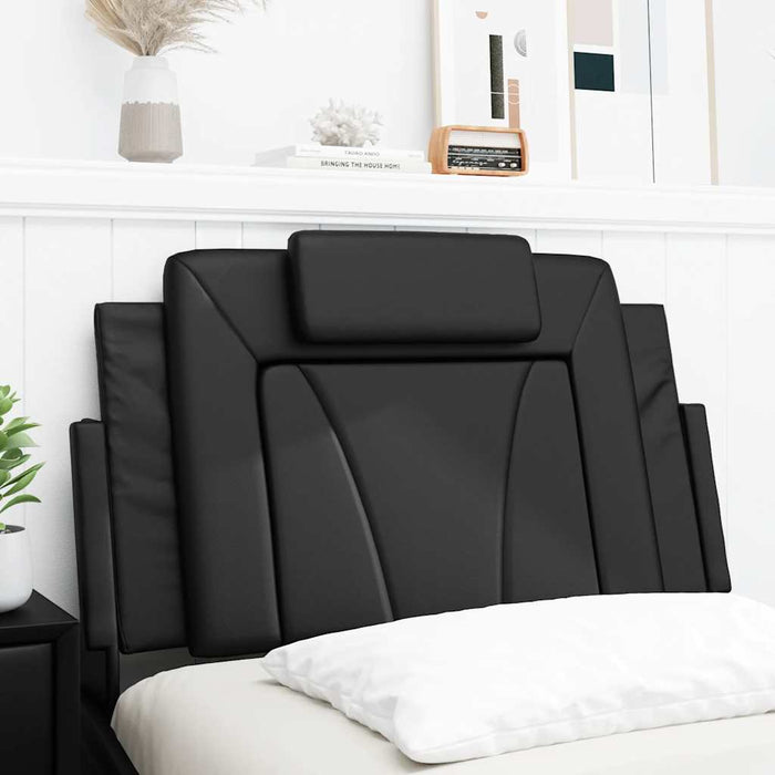 Pernă pentru tăblie pat, Viana, negru, 90 cm, piele artificială WALTI