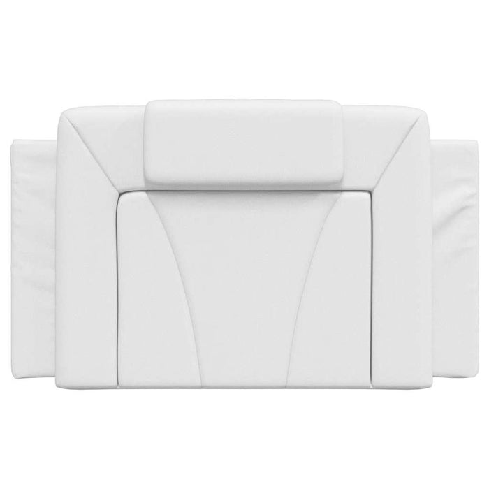 Pernă pentru tăblie pat, Viana, alb, 90 cm, piele artificială WALTI