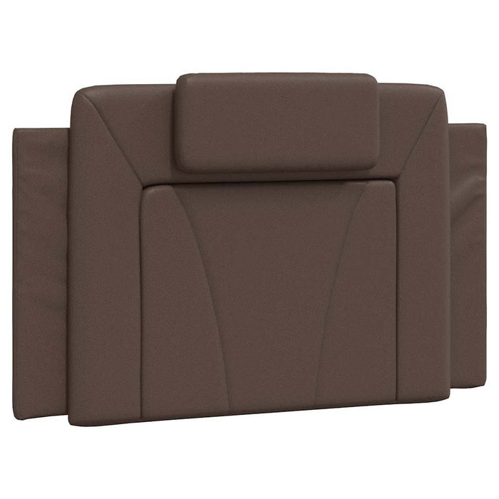 Pernă pentru tăblie pat, Viana, maro, 90 cm, piele artificială WALTI