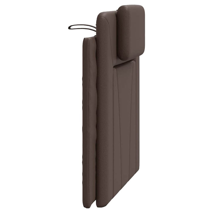 Pernă pentru tăblie pat, Viana, maro, 90 cm, piele artificială WALTI