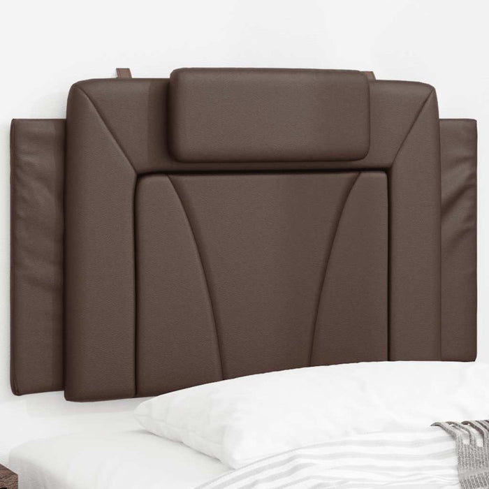 Pernă pentru tăblie pat, Viana, maro, 90 cm, piele artificială WALTI
