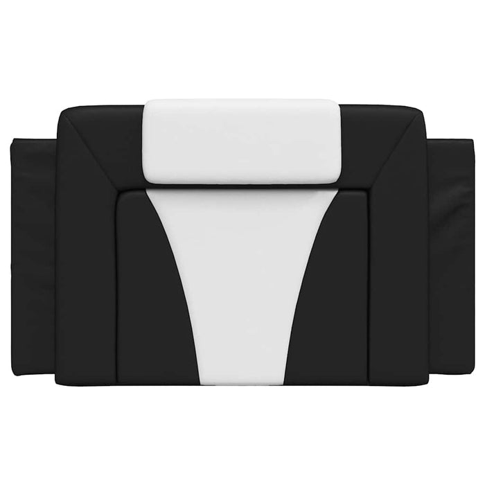 Pernă pentru tăblie pat, Viana, negru și alb, 90 cm, piele artificială WALTI