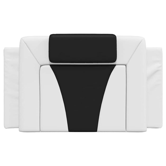 Pernă pentru tăblie pat, Viana, alb și negru, 90 cm, piele artificială WALTI