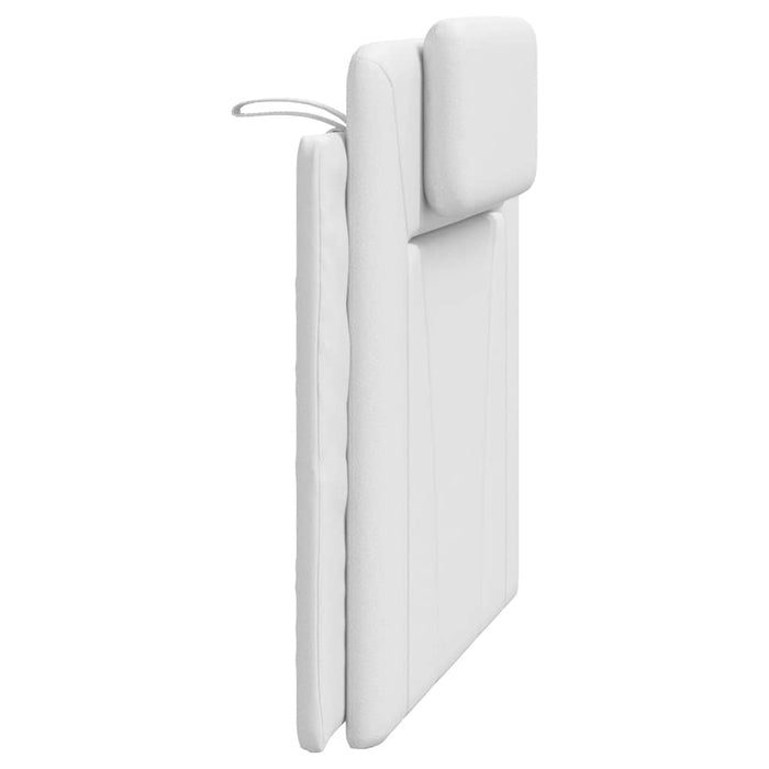Pernă pentru tăblie pat, Viana, alb, 100 cm, piele artificială WALTI