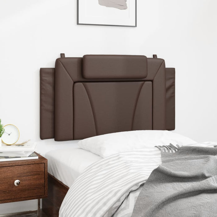 Pernă pentru tăblie pat, Viana, maro, 100 cm, piele artificială WALTI