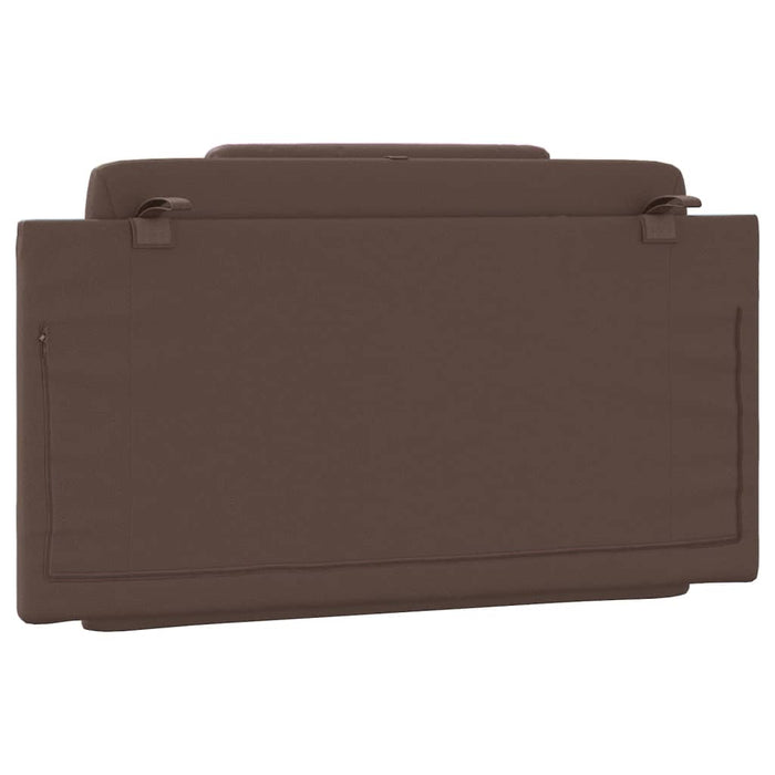 Pernă pentru tăblie pat, Viana, maro, 100 cm, piele artificială WALTI