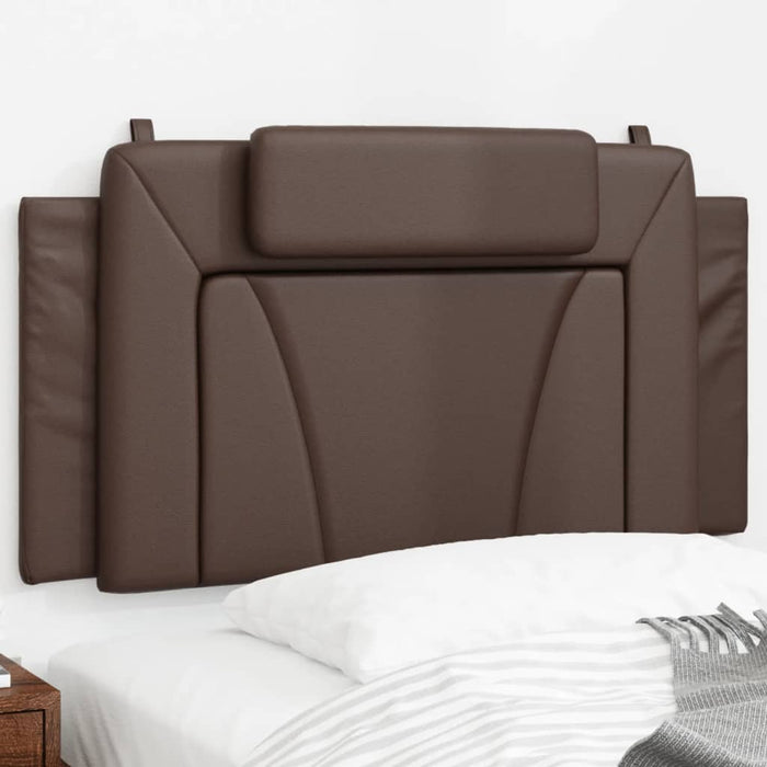 Pernă pentru tăblie pat, Viana, maro, 100 cm, piele artificială WALTI
