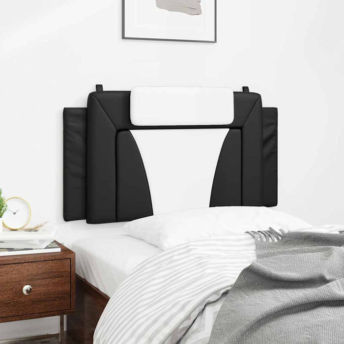 Pernă pentru tăblie pat, Viana, negru și alb, 100cm, piele artificială WALTI