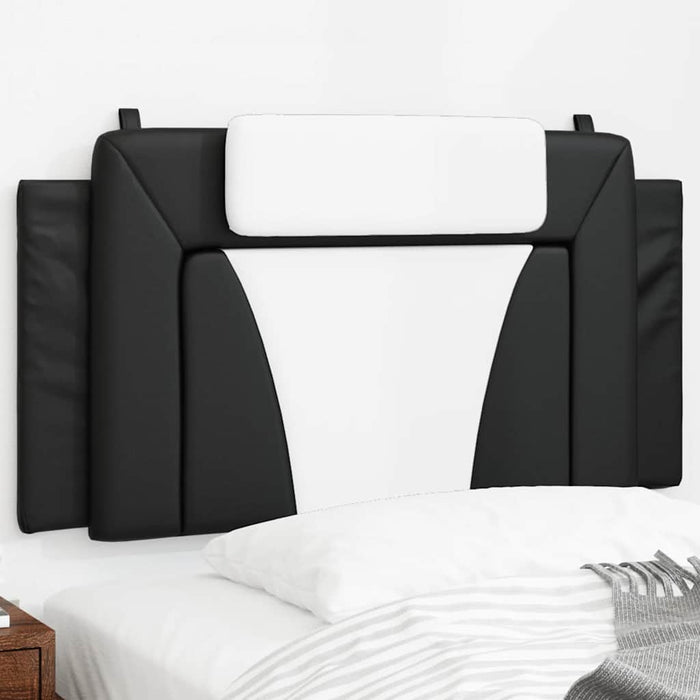 Pernă pentru tăblie pat, Viana, negru și alb, 100cm, piele artificială WALTI