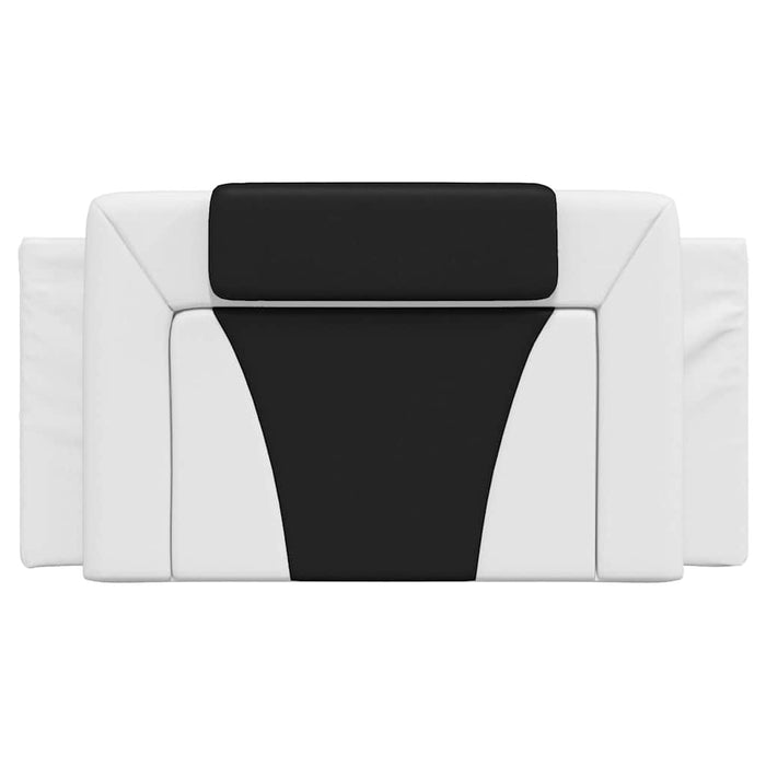 Pernă pentru tăblie pat, Viana, alb și negru, 100cm, piele artificială WALTI