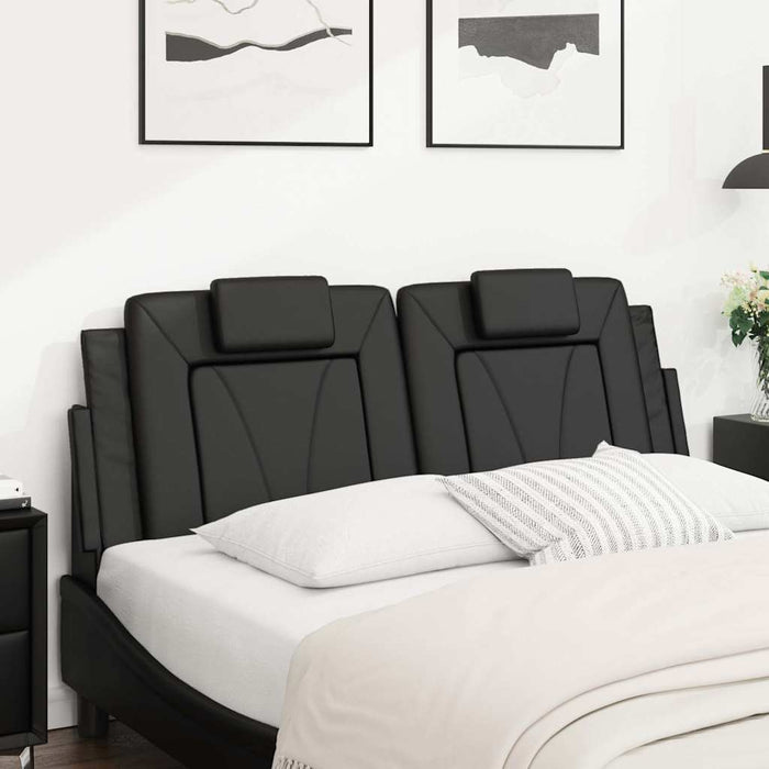 Pernă pentru tăblie pat, Viana, negru, 120 cm, piele artificială WALTI