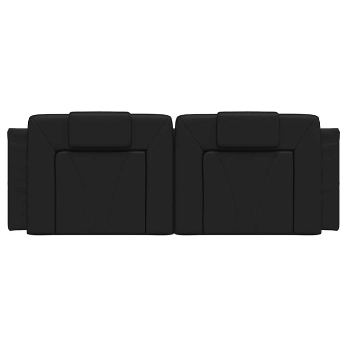 Pernă pentru tăblie pat, Viana, negru, 120 cm, piele artificială WALTI