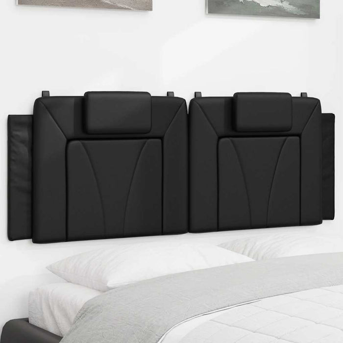 Pernă pentru tăblie pat, Viana, negru, 120 cm, piele artificială WALTI