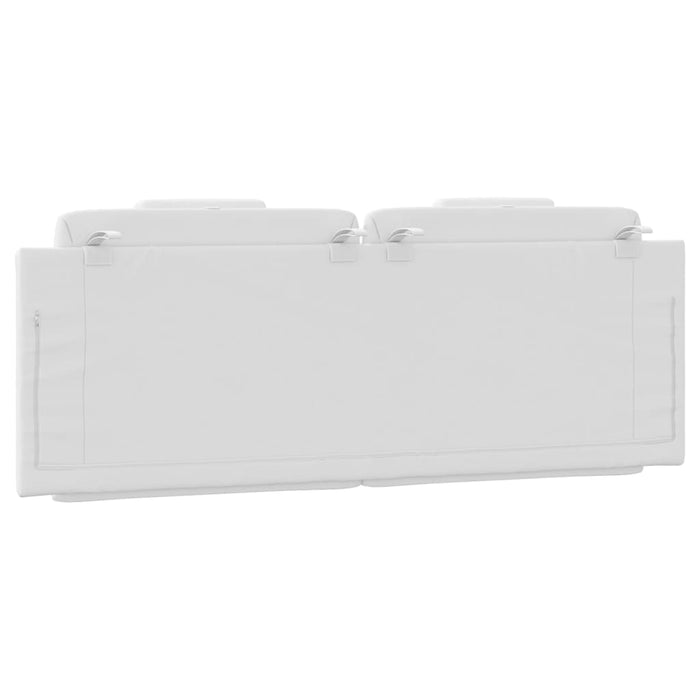 Pernă pentru tăblie pat, Viana, alb, 120 cm, piele artificială WALTI