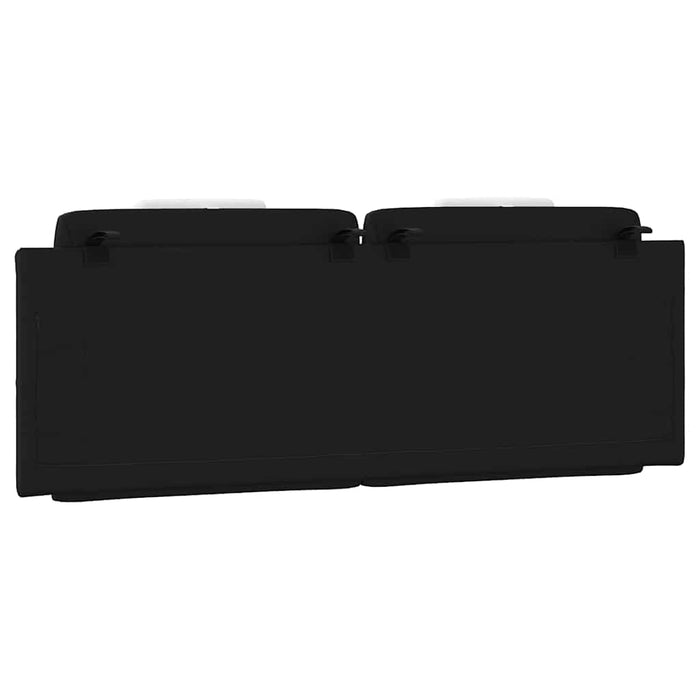 Pernă pentru tăblie pat, Viana, negru și alb, 120cm, piele artificială WALTI