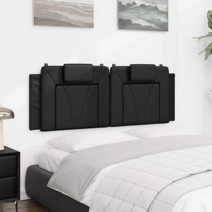 Pernă pentru tăblie pat, Viana, negru, 137 cm, piele artificială - WALTI WALTI