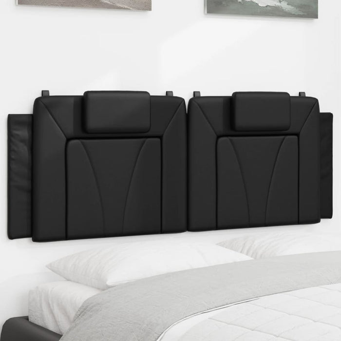 Pernă pentru tăblie pat, Viana, negru, 137 cm, piele artificială - WALTI WALTI