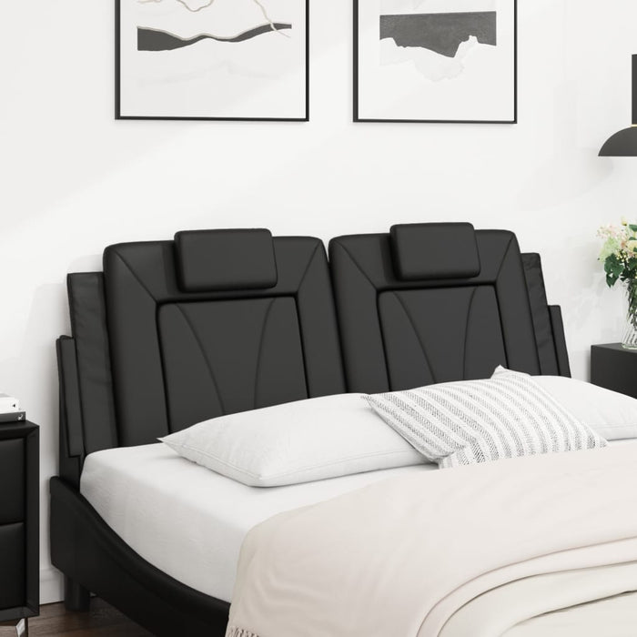Pernă pentru tăblie pat, Viana, negru, 140 cm, piele artificială WALTI