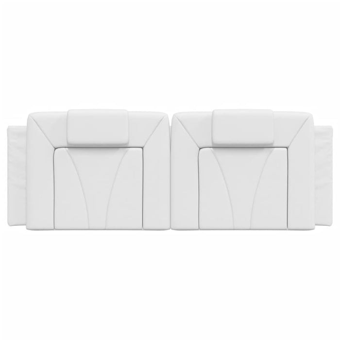 Pernă pentru tăblie pat, Viana, alb, 140 cm, piele artificială WALTI