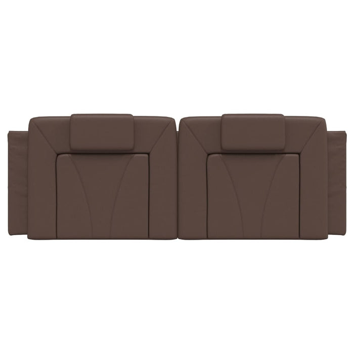Pernă pentru tăblie pat, Viana, maro, 140 cm, piele artificială WALTI