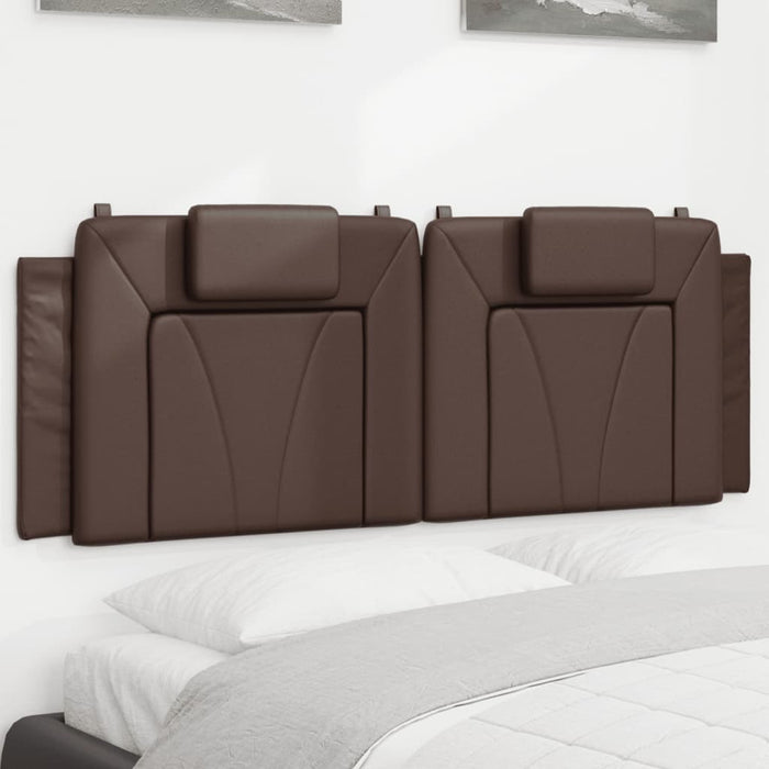Pernă pentru tăblie pat, Viana, maro, 140 cm, piele artificială WALTI