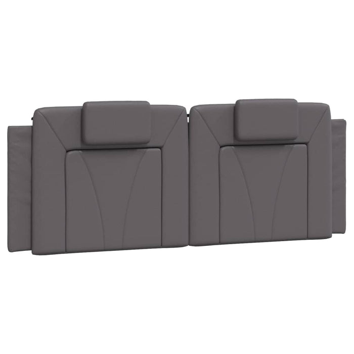 Pernă pentru tăblie pat, Viana, gri, 140 cm, piele artificială WALTI