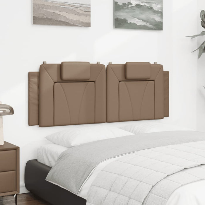 Pernă pentru tăblie de pat, Viana, cappuccino 140 cm piele artificială WALTI