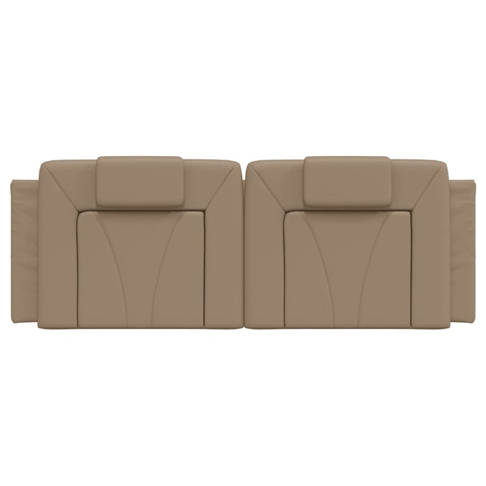 Pernă pentru tăblie de pat, Viana, cappuccino 140 cm piele artificială WALTI