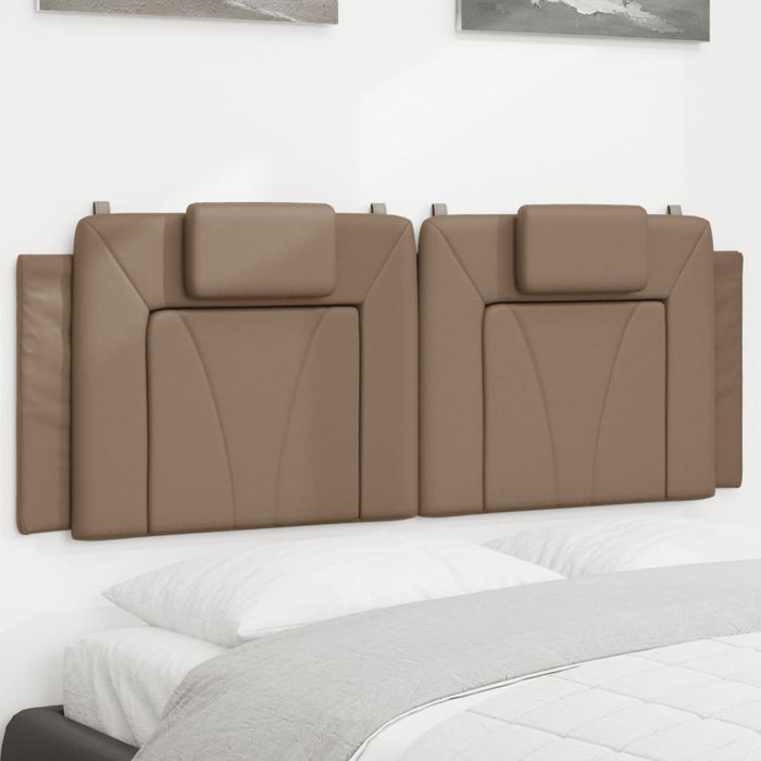 Pernă pentru tăblie de pat, Viana, cappuccino 140 cm piele artificială WALTI