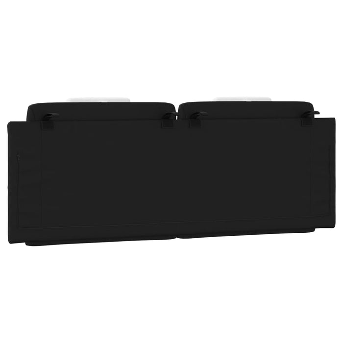 Pernă pentru tăblie pat, Viana, negru și alb, 140cm, piele artificială WALTI