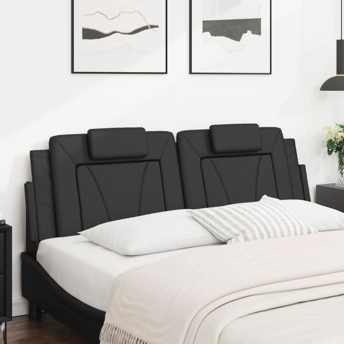Pernă pentru tăblie pat, negru, 160 cm, piele artificială - WALTI WALTI