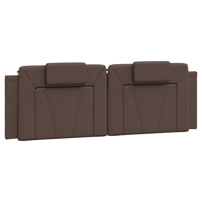 Pernă pentru tăblie pat, Viana, maro, 160 cm, piele artificială WALTI