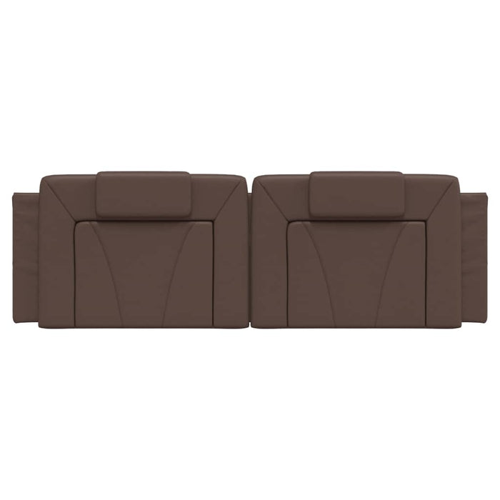 Pernă pentru tăblie pat, Viana, maro, 160 cm, piele artificială WALTI
